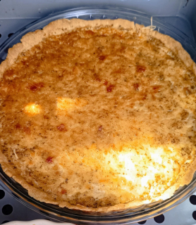 Quiche s anglickou slaninou a cibulí